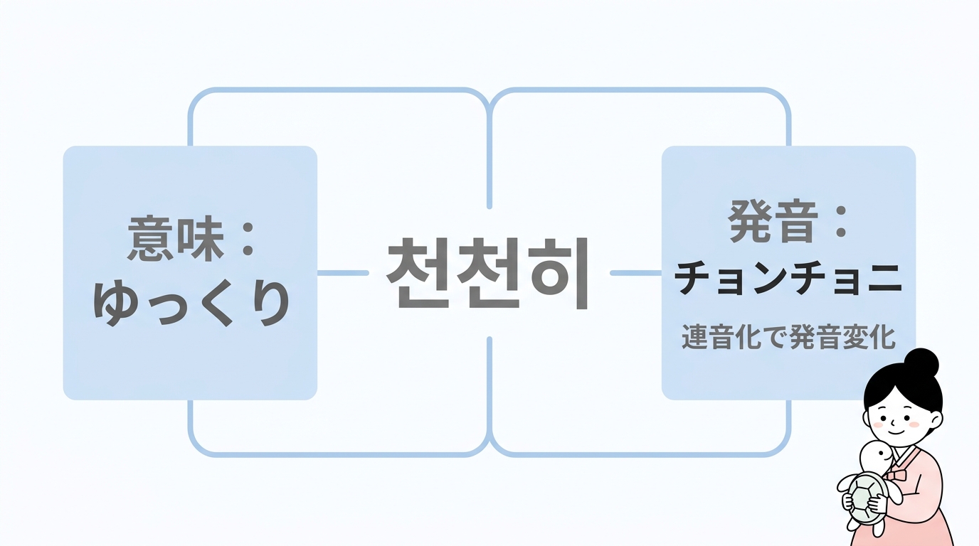 ちょんちょにの韓国語の意味や発音を解説