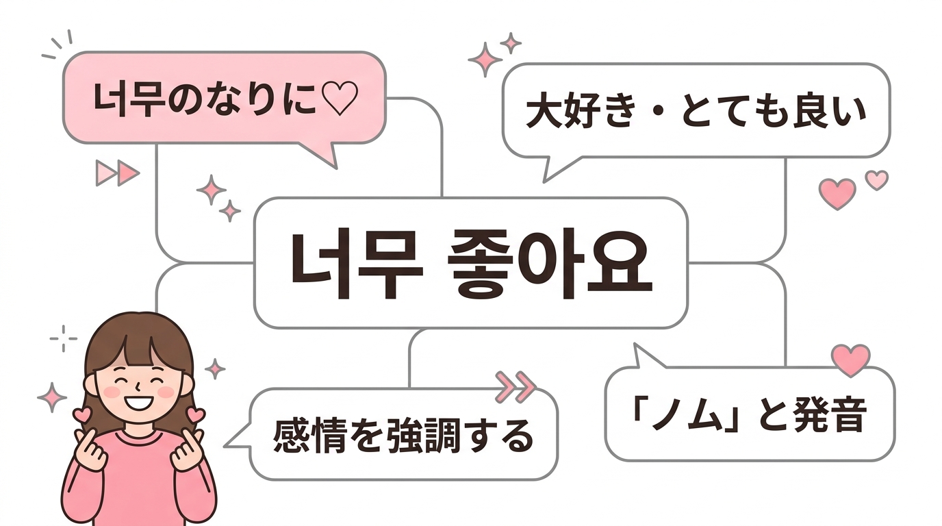 韓国語「ノムチョアヨ」の意味とハングル表記