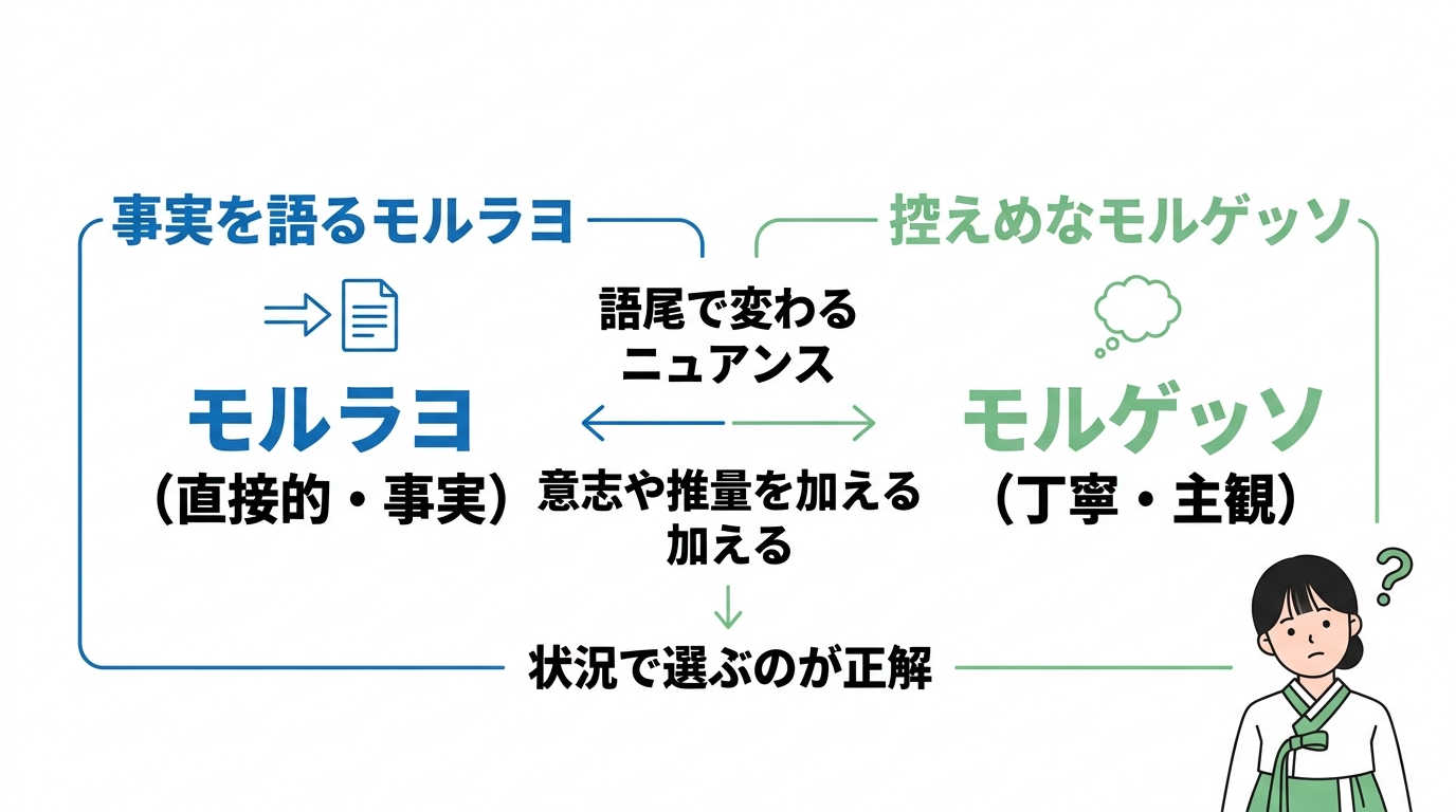 モルゲッソとモルラヨの使い分け方