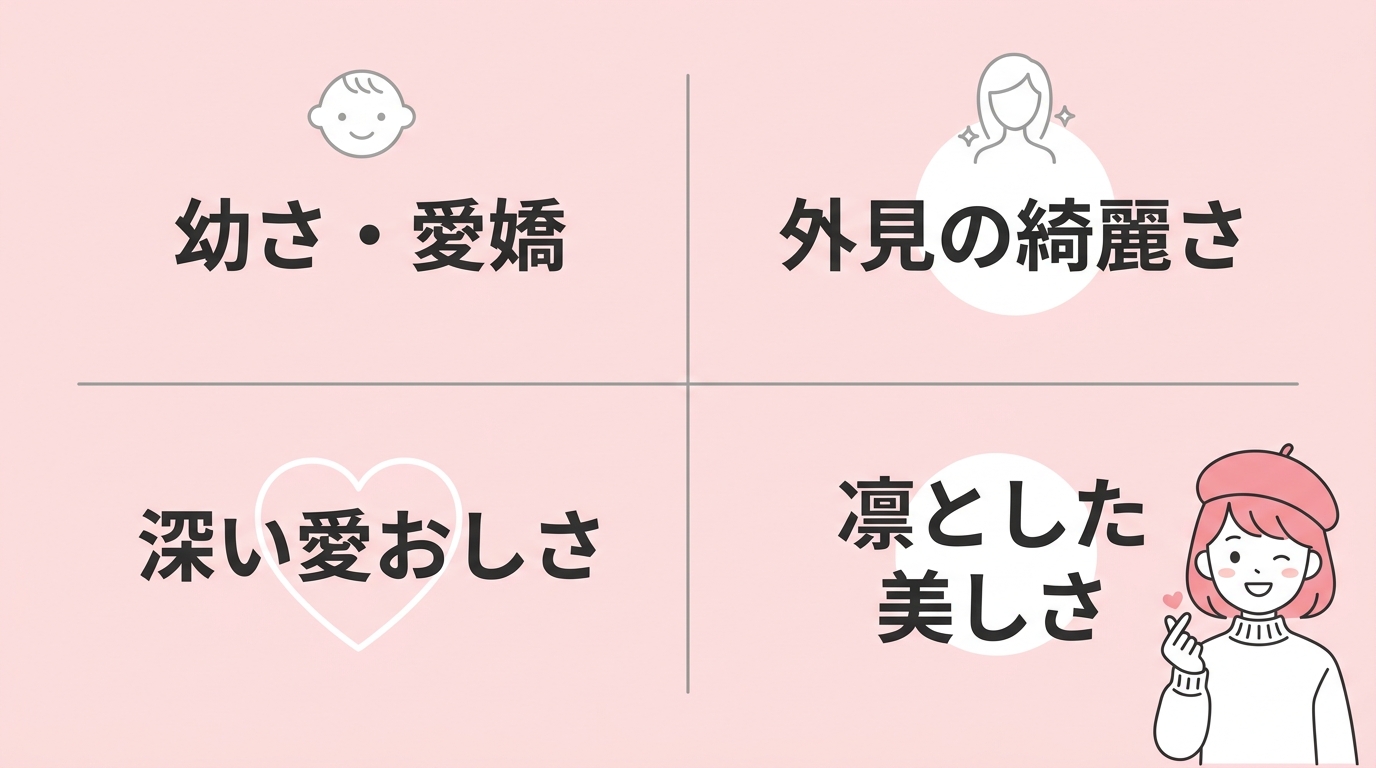 「かわいい」を意味する韓国語の類義語4選