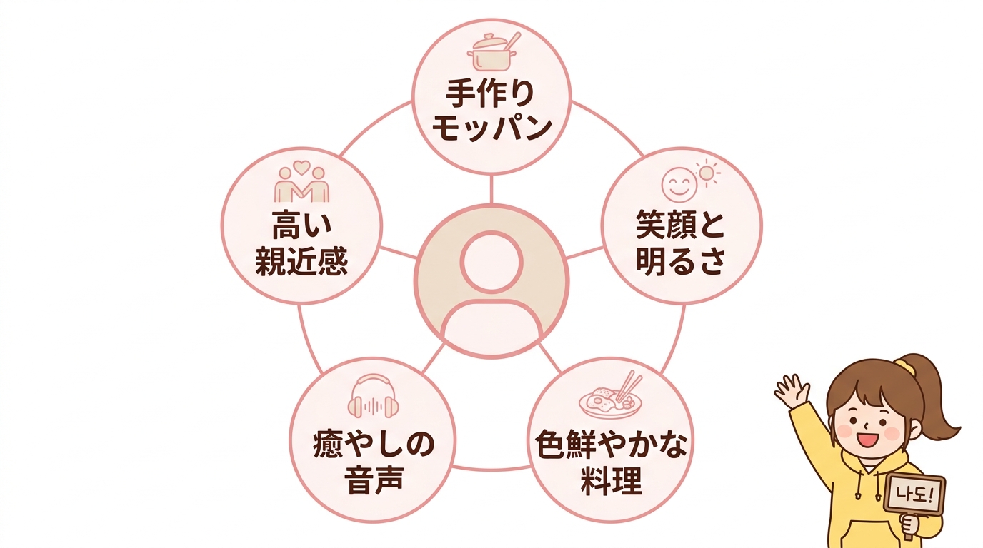 韓国の人気YouTuber「ナド」のプロフィール