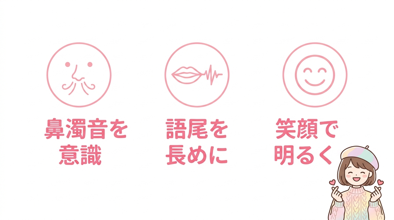愛嬌たっぷり！可愛く聞こえる発音のコツ