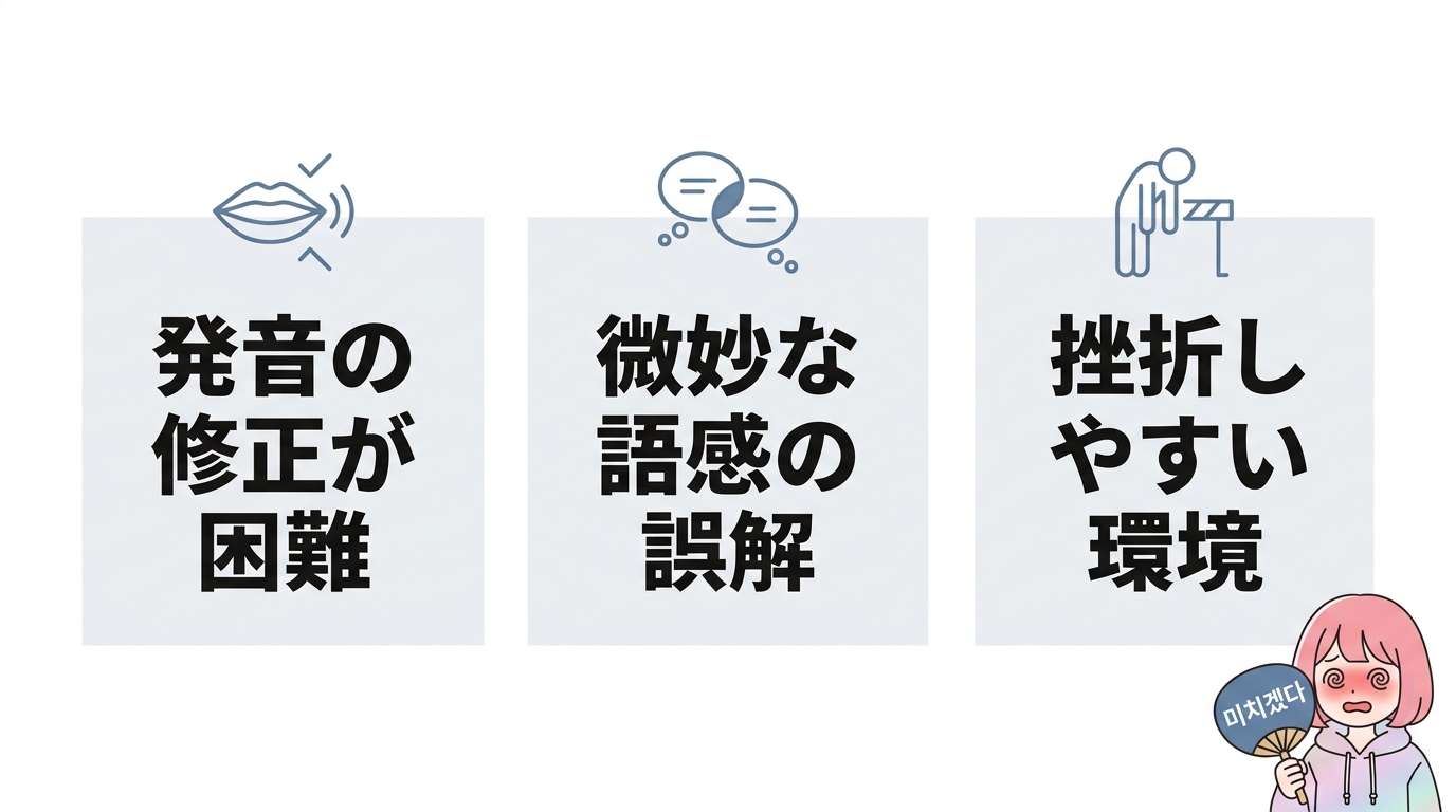 韓国語を独学でマスターするデメリット