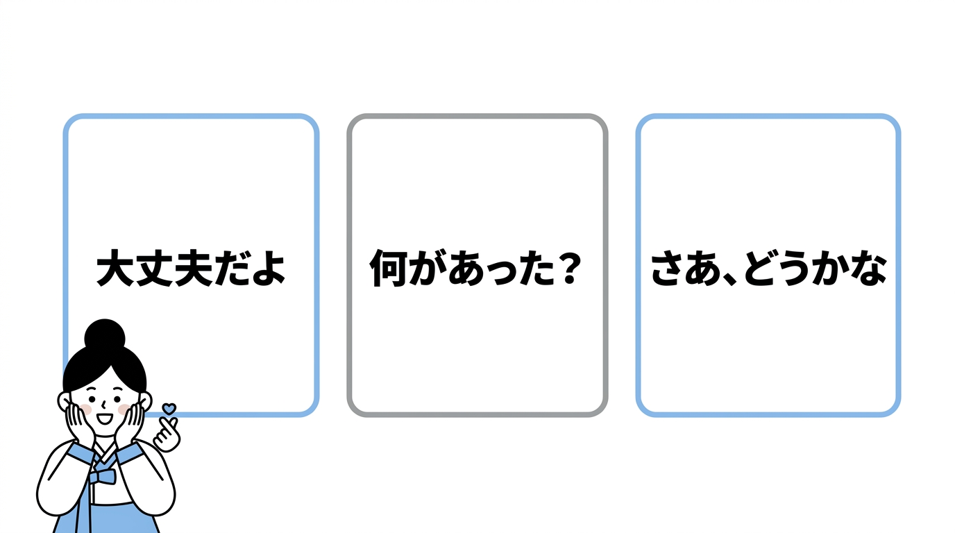 オットケアラッソへの返答例