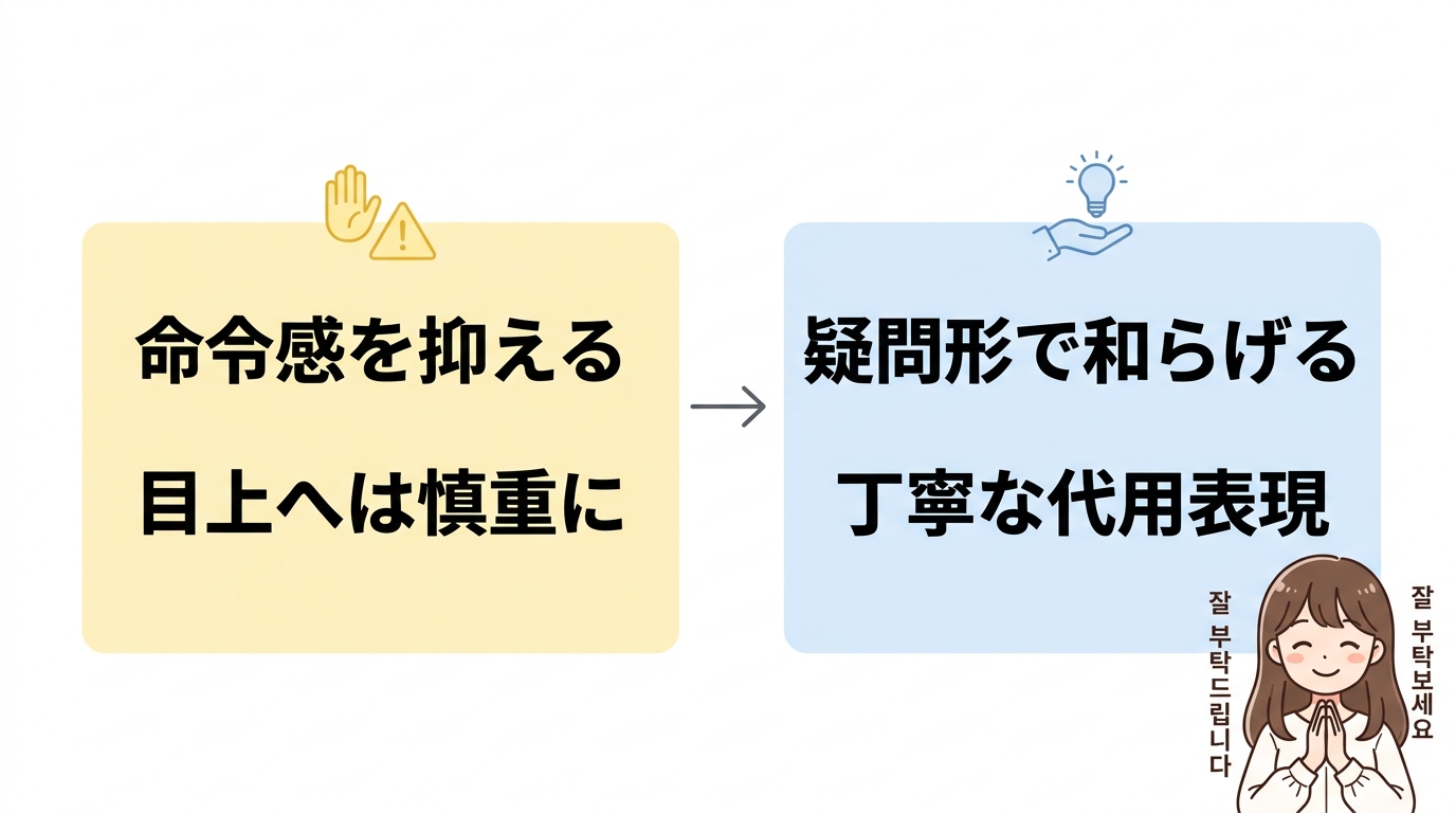 「へジュセヨ」を使う時の注意点と回避法