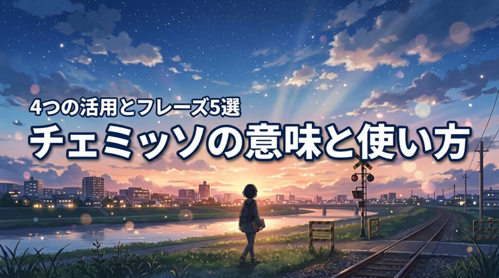 チェミッソの韓国語の意味は?状況で使い分ける4つの活用とフレーズ5選