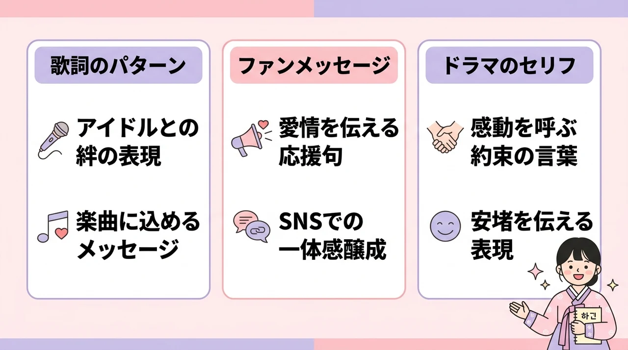 K-POPや推し活で頻出の「함께」