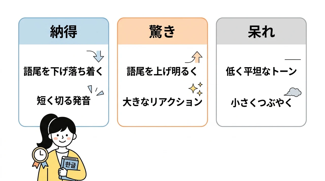 イントネーションで変わるニュアンス