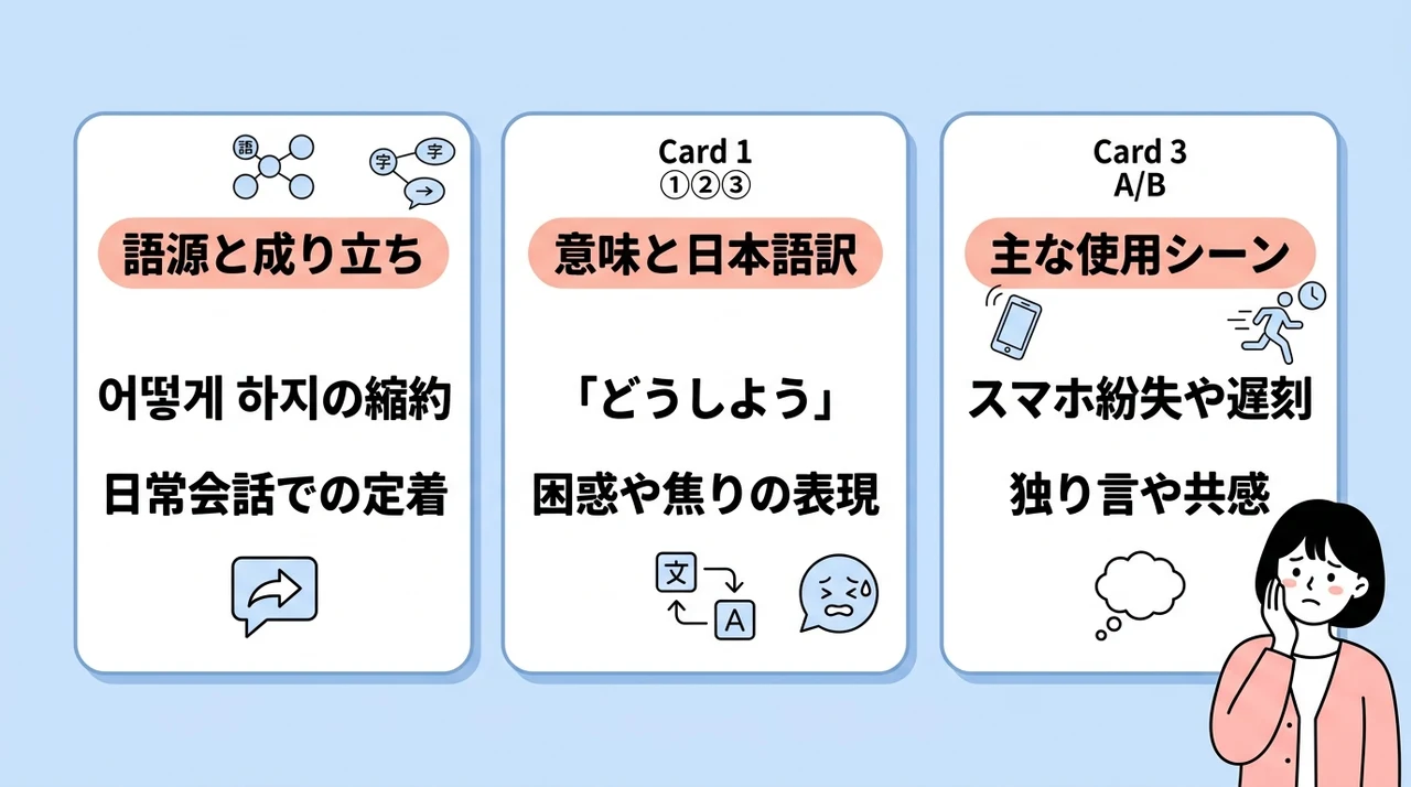 オットカジ 韓国語の意味と基本フレーズ