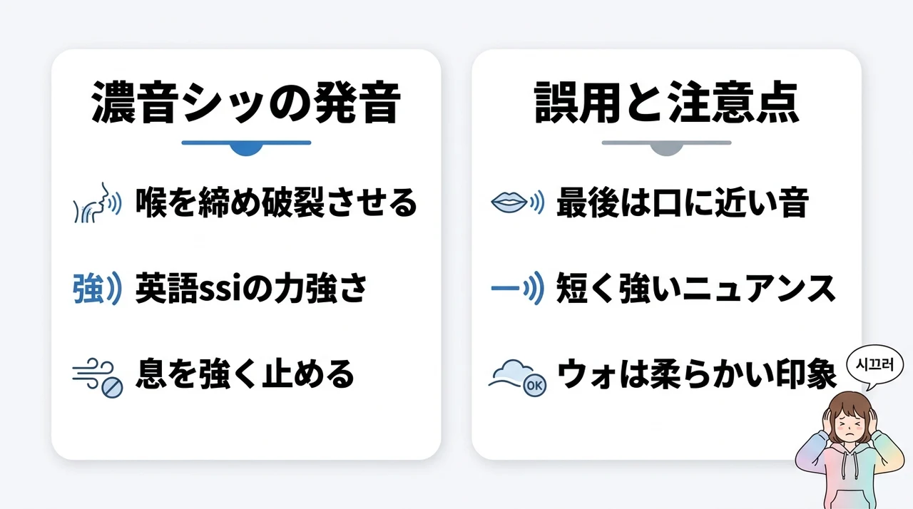 시끄러を正しく発音するためのコツ