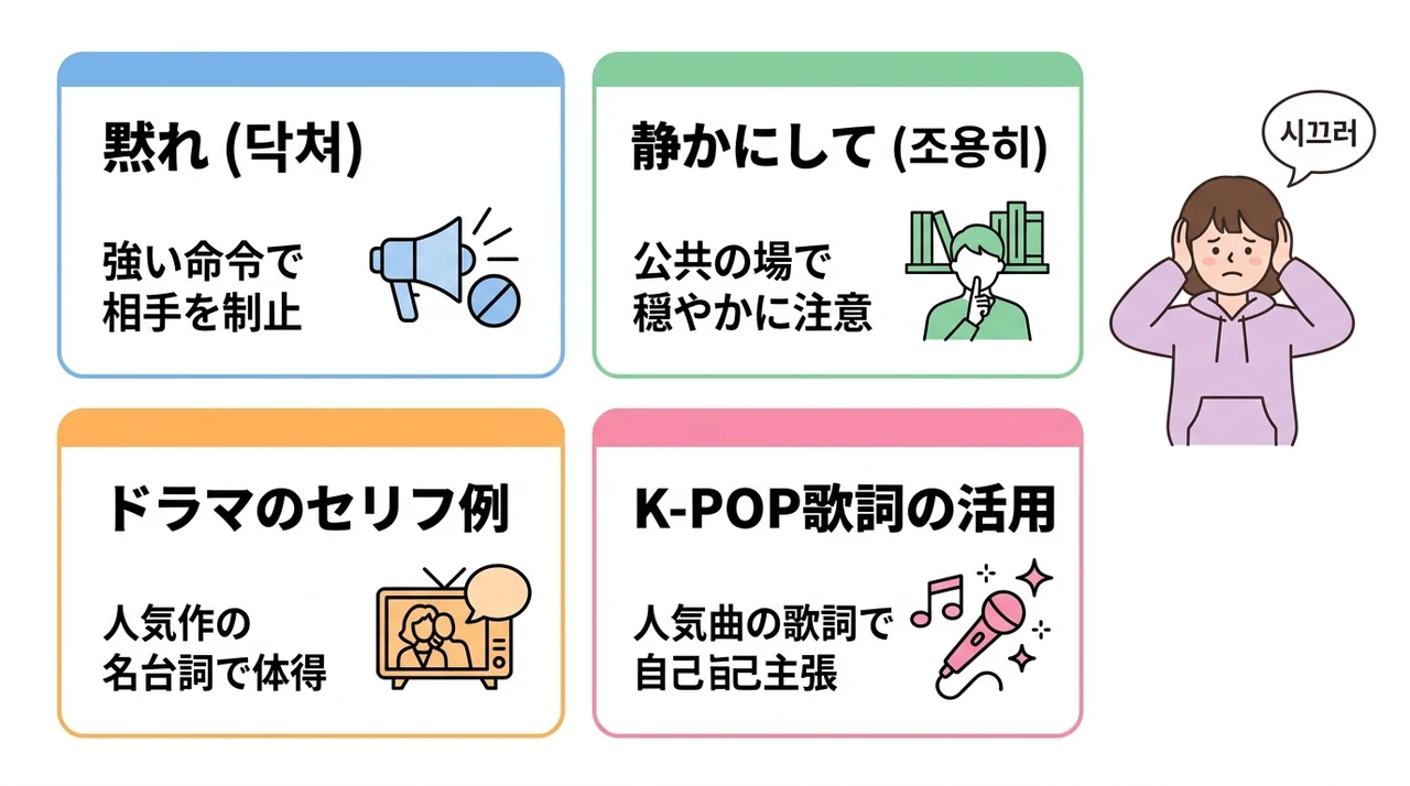 関連フレーズとドラマでの実践例