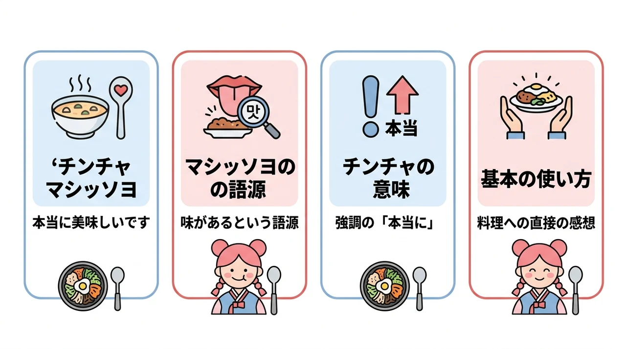チンチャマシッソヨの意味と基本フレーズ