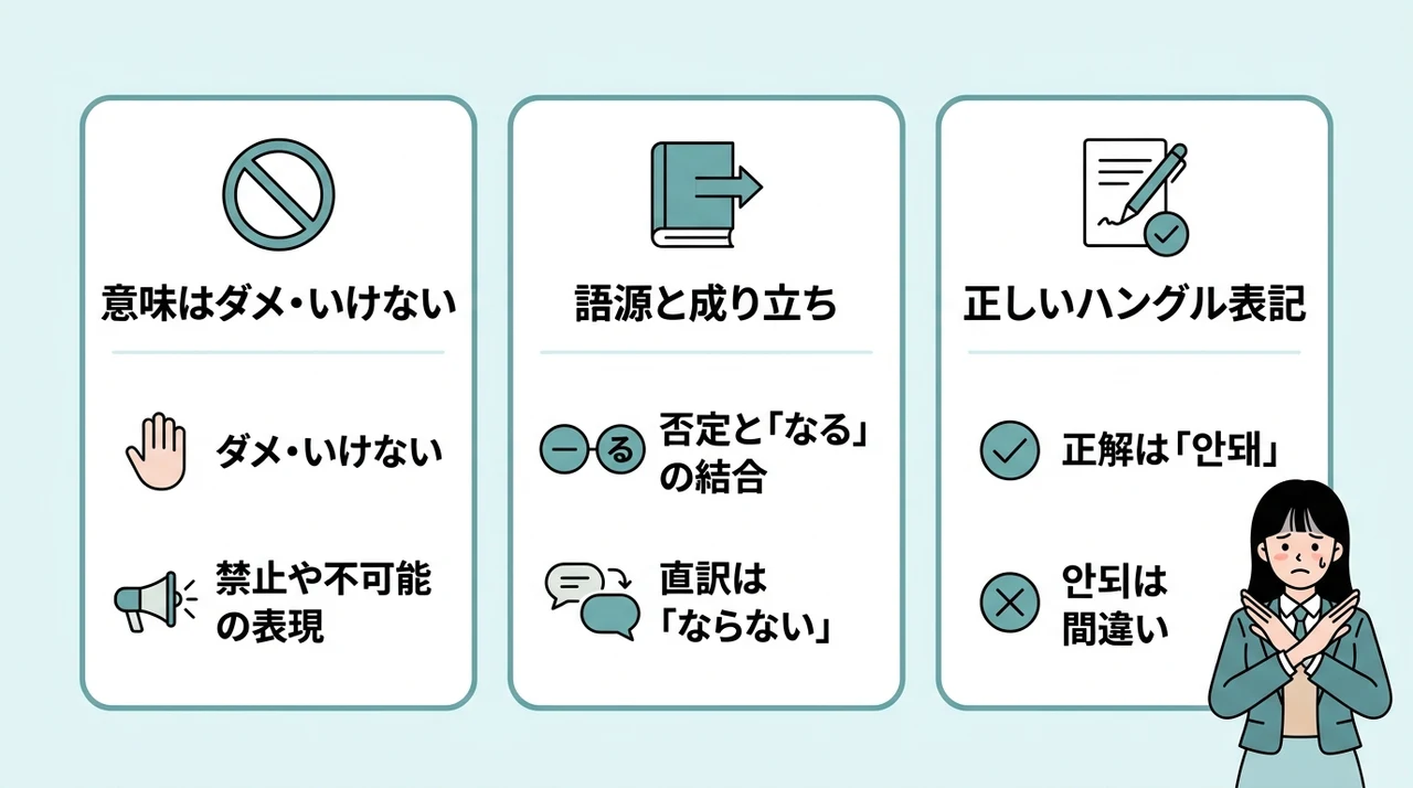 アンデとは？韓国語の基本とハングル表記