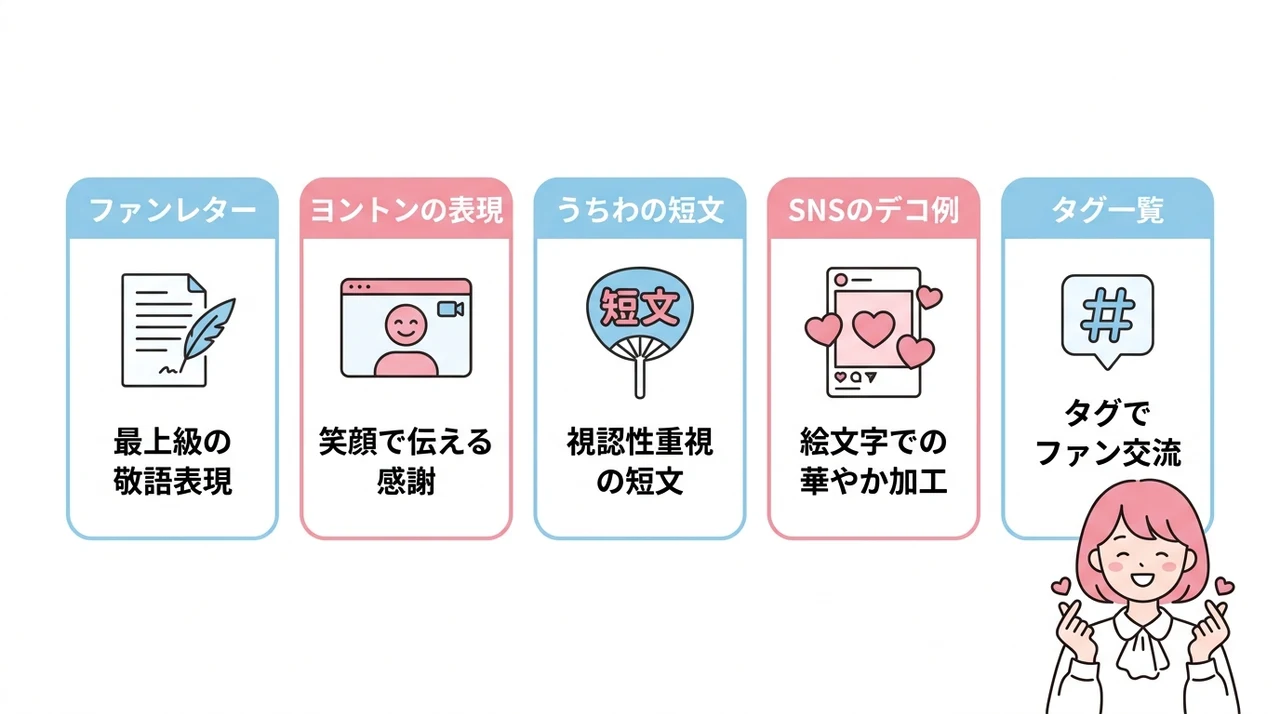 推し活で使える韓国語フレーズとコツ