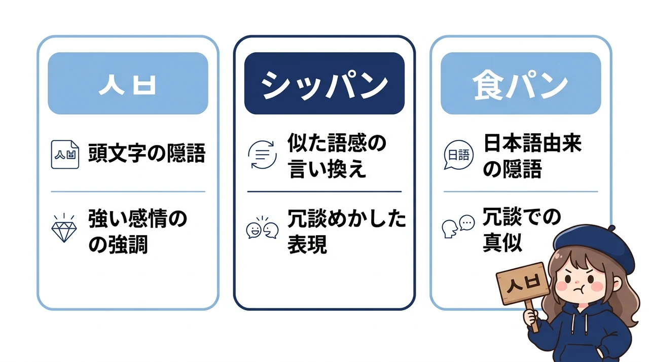 ネットで使われるシーバイの隠語