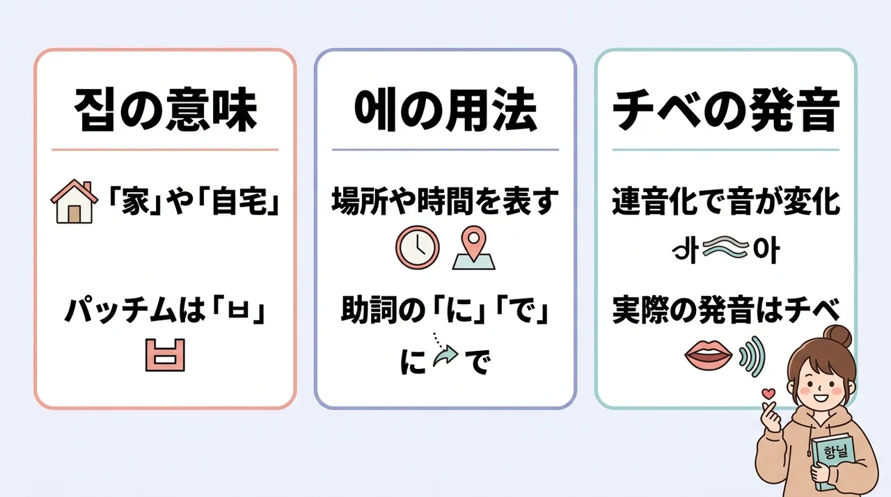 チベの韓国語での基本的な意味と発音を解説